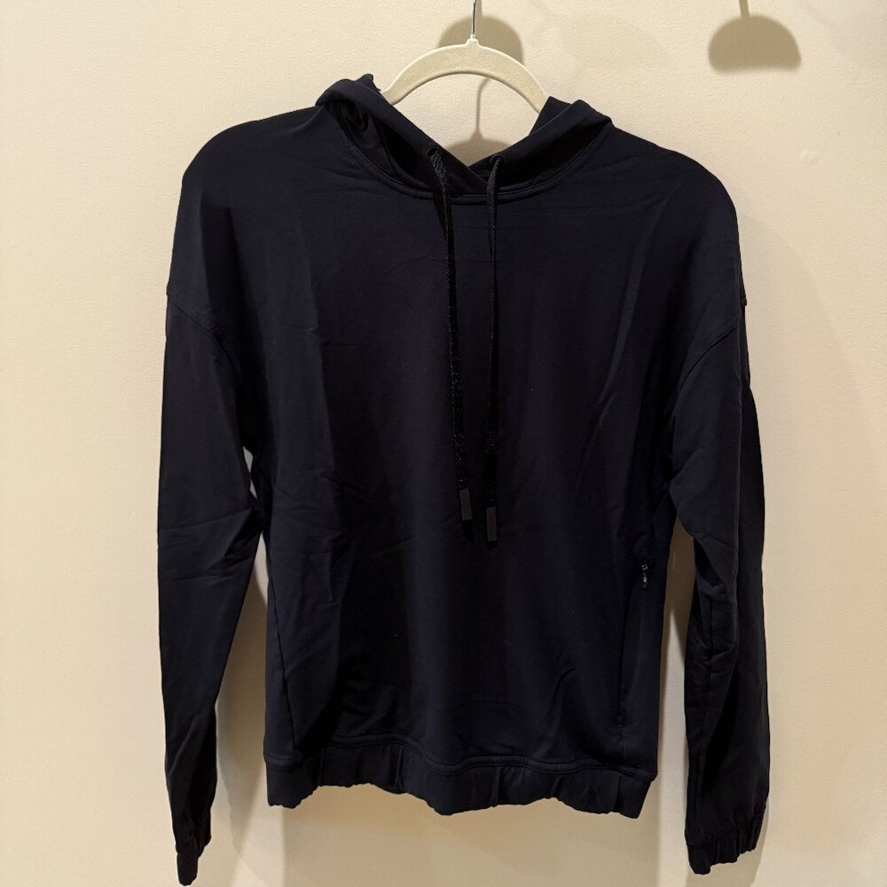 Lululemon Criss Cross Back Hoodie in Black